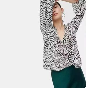 J. Crew Heart Blouse
